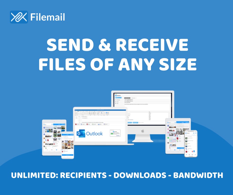filemail - send & receive files videos & images